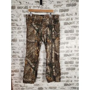 Realtree Jeans Mens‎ Size 38x30 Brown Camo Hunting Outdoors Fishing